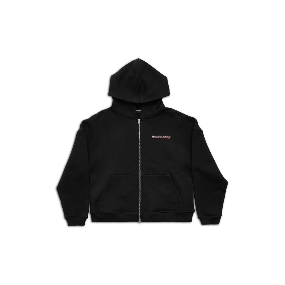 AIRWAYS ZIP-UP HOODIE OVERSIZED