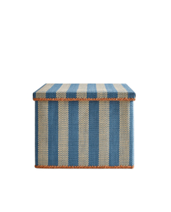Zara Home Корзина из плетёной бумаги, цвет синий, 40 см