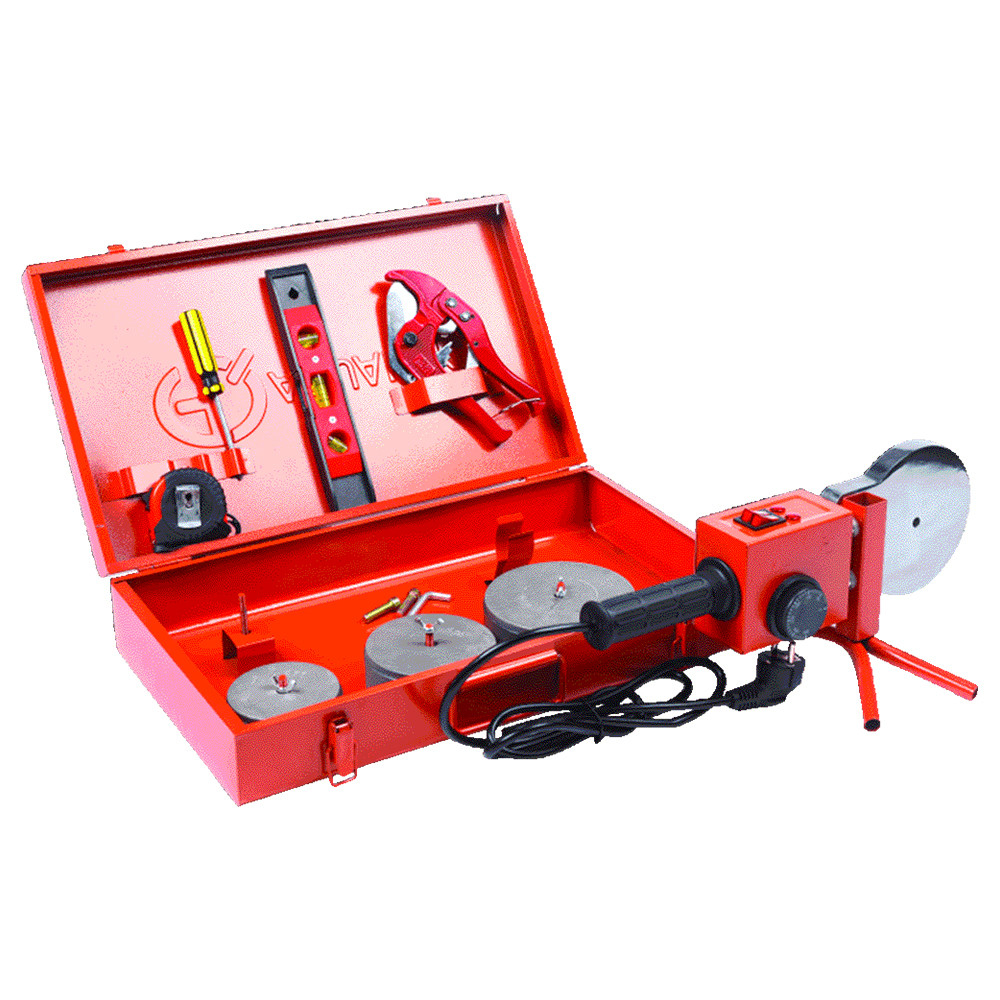 Набор для сварки полипропиленовых труб Aqualink 03701 1800 Вт насадки 75-110 мм