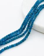 Апатит, размер около 2,8 мм, цена за 64-65 шт (1/2 нити)