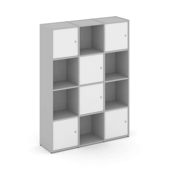 Locker plus Комплект №6 LK.K-006 Серый/Белый 1188*350*1593