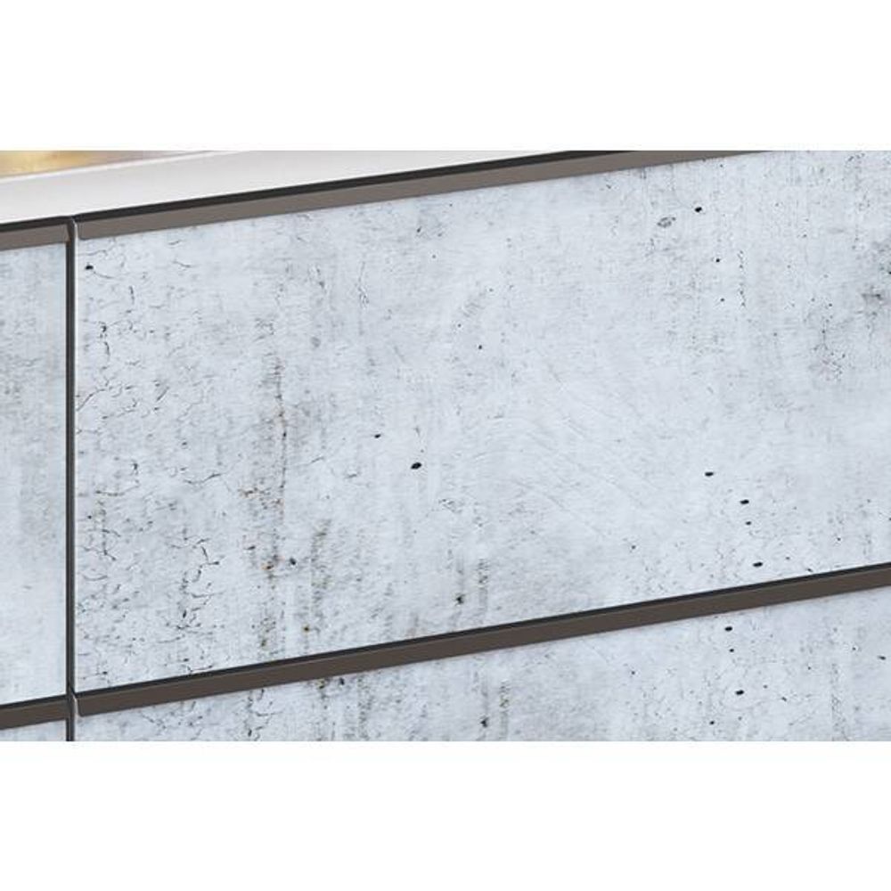 Ручка-профиль накладная L.1196мм, отделка черный бархат (матовый)