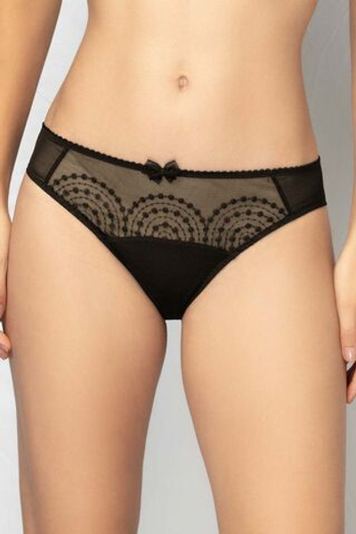 Трусы-слипы Norah с высоким вырезом по линии бедра (Размер: 42) (Цвет: черный)