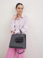 ШОППЕР КВАДРАТНЫЙ ГРАФИТ