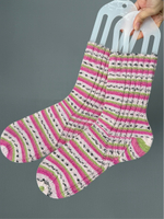Пряжа Regia Cotton Color (02419/Питахайя), 72% хлопок, 18% полиамид, 10% полиэстер, 100г/420м