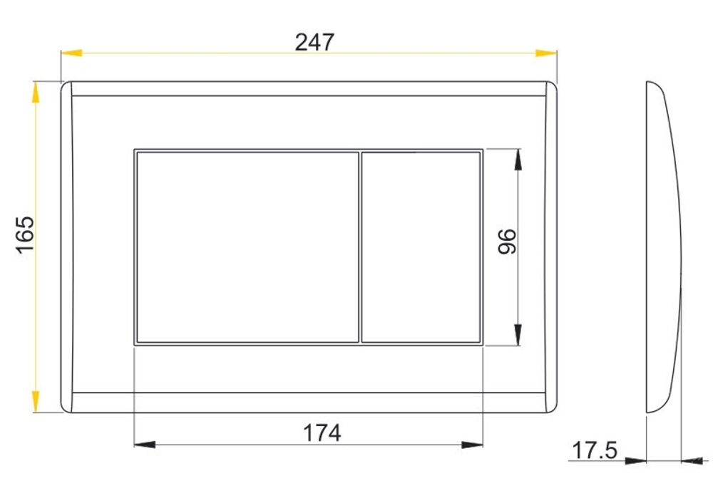 Кнопка M277 управления (Антрацит)