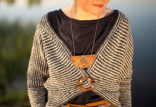 Описание по вязанию кардигана спицами "Catherines"