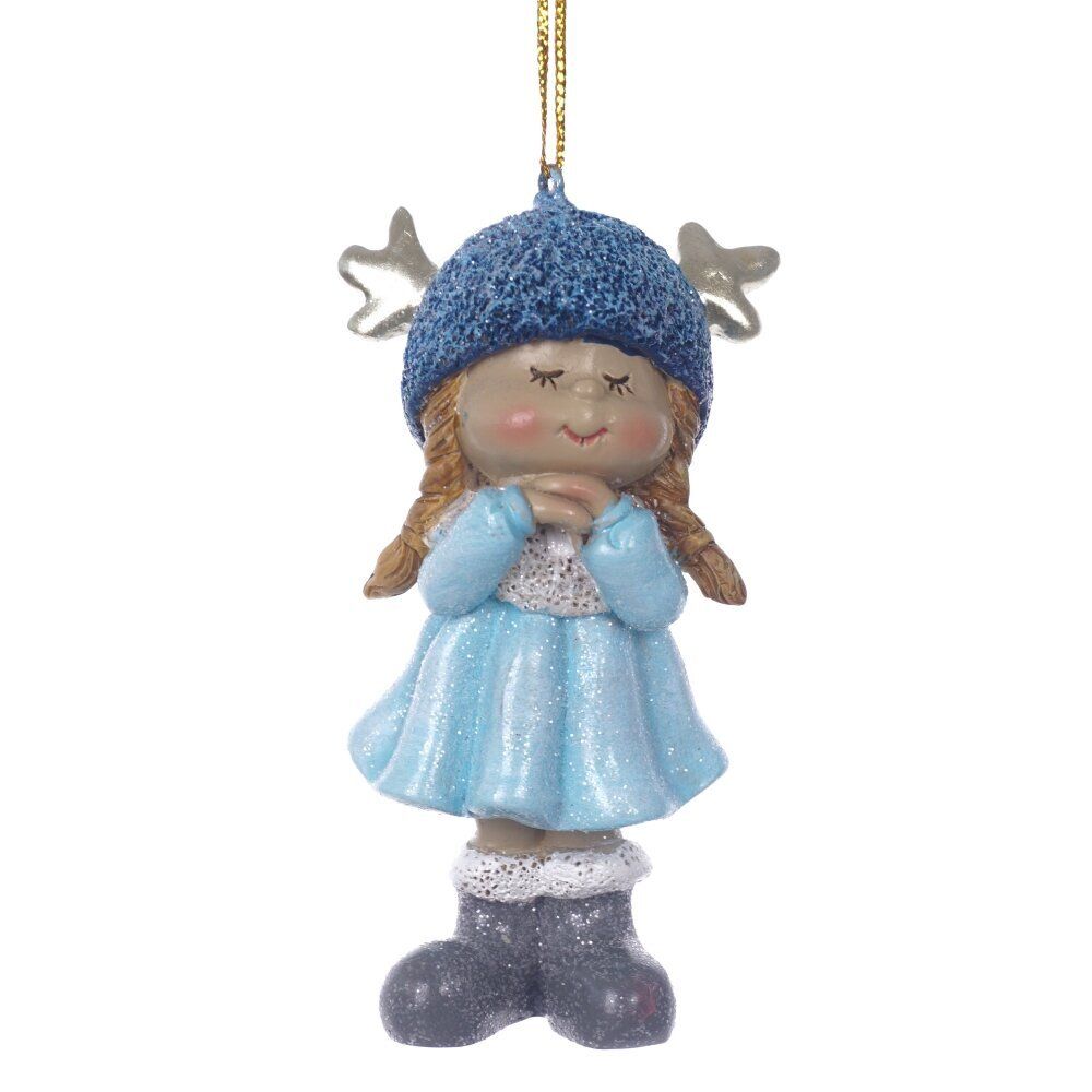 GAEM Фигурка декоративная подвесная "Дети", L5 W3 H9,5 см, 2в.