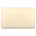 Kiss My Face, укрепляющий шампунь и кондиционер для волос 2 в 1, для сухих и поврежденных волос, масло монои и масло ши, 1 мыло, 113 г (4 унции)