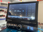 Автомагнитола 1DIN 7110S с выдвижным сенсорным экраном 7 дюймов, BT, AUX, USB (7110S)