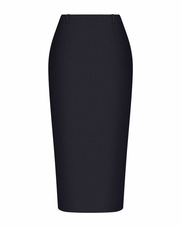 Юбка миди прямая из вискозы