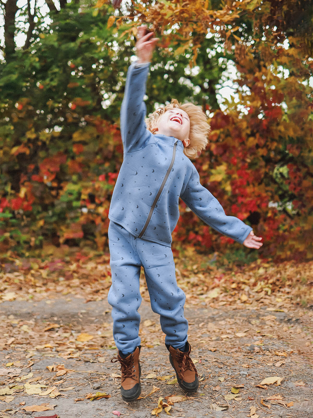 Утеплённый комплект Mjölk Blue Shadow Moons, уценка