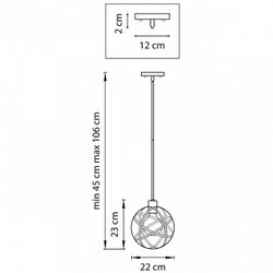 Светильник на штанге Lightstar Gabbia 732417