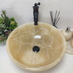 Раковина из оникса Bowl Yellow TinLip BO-61113 45*45*17