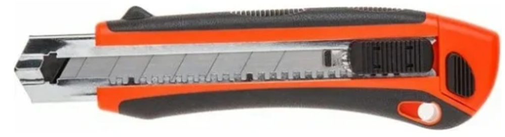 Нож канцелярский выдвижной STARTUL 25 мм+3 лезвия Profi ST0927