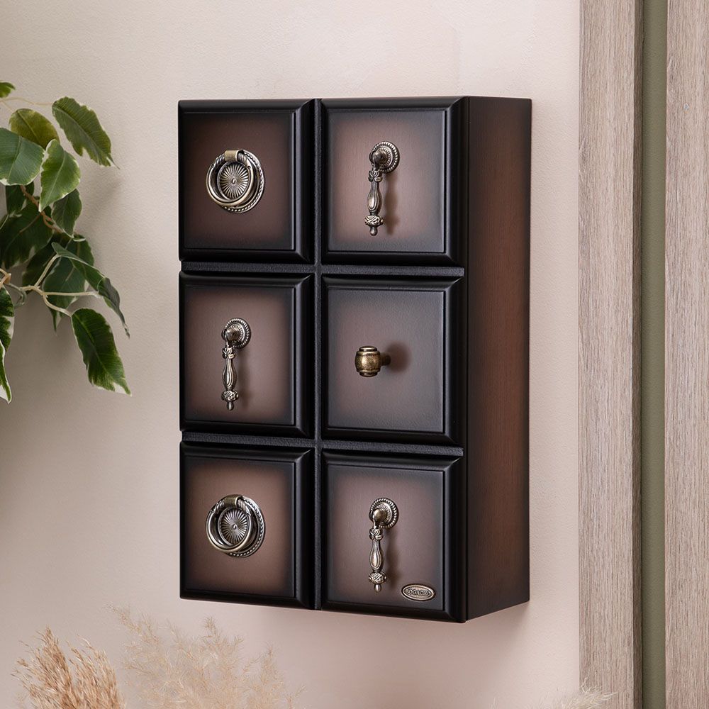 Полка - ключница Пандора Орех Шоколад