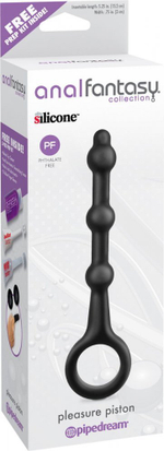 Втулка анальная Pleasure Piston черная