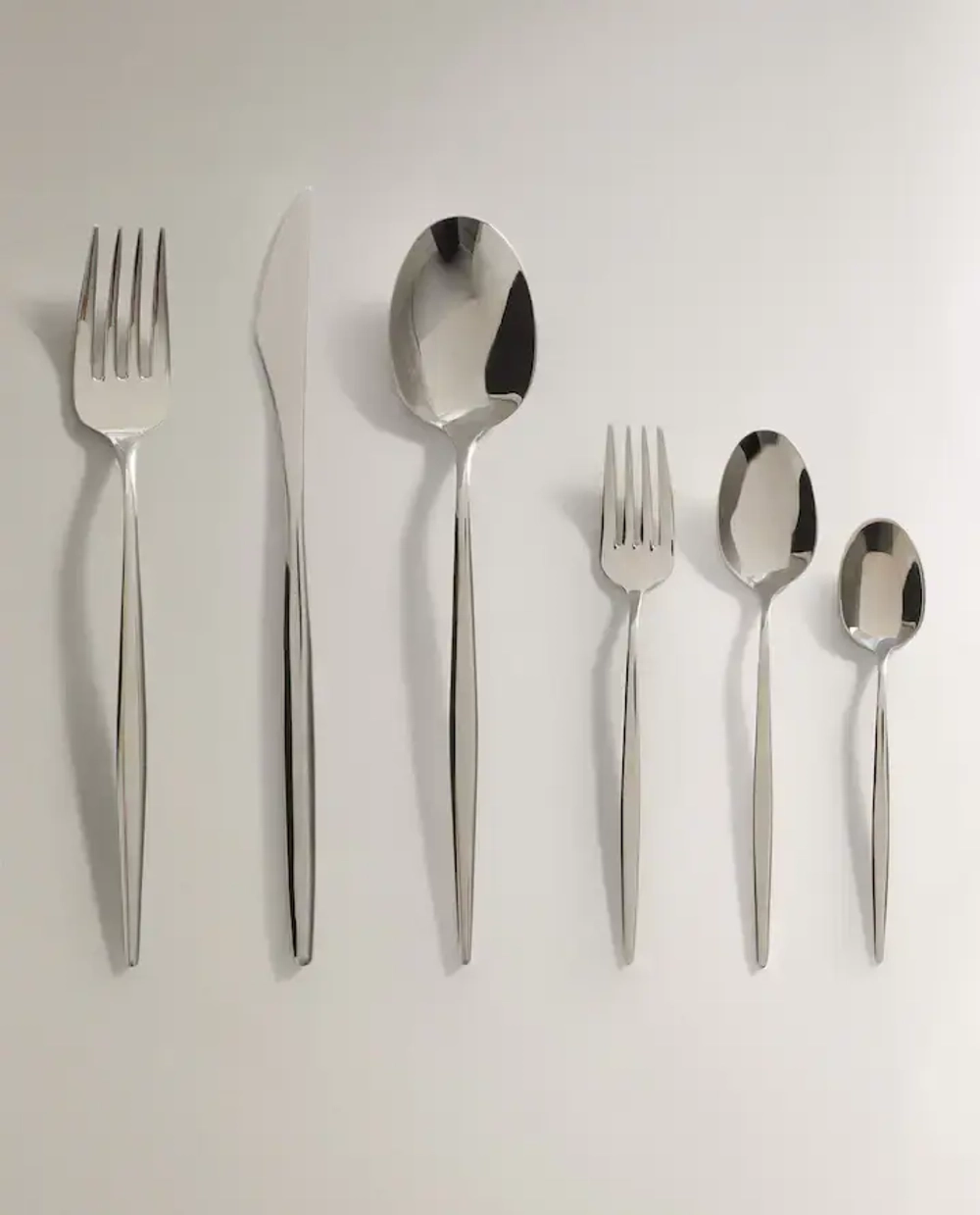 ZARA HOME ЛОЖКА ДЛЯ КОФЕ С ТОНКОЙ РУЧКОЙ (НАБОР ИЗ 4 ШТ.)