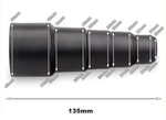 Универсальный переходник для пылесоса 23/32/35/40/50 мм,Черный 2 шт.