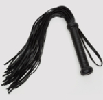 Черный кожаный флоггер Bound to You Faux Leather Flogger - 63,5 см.