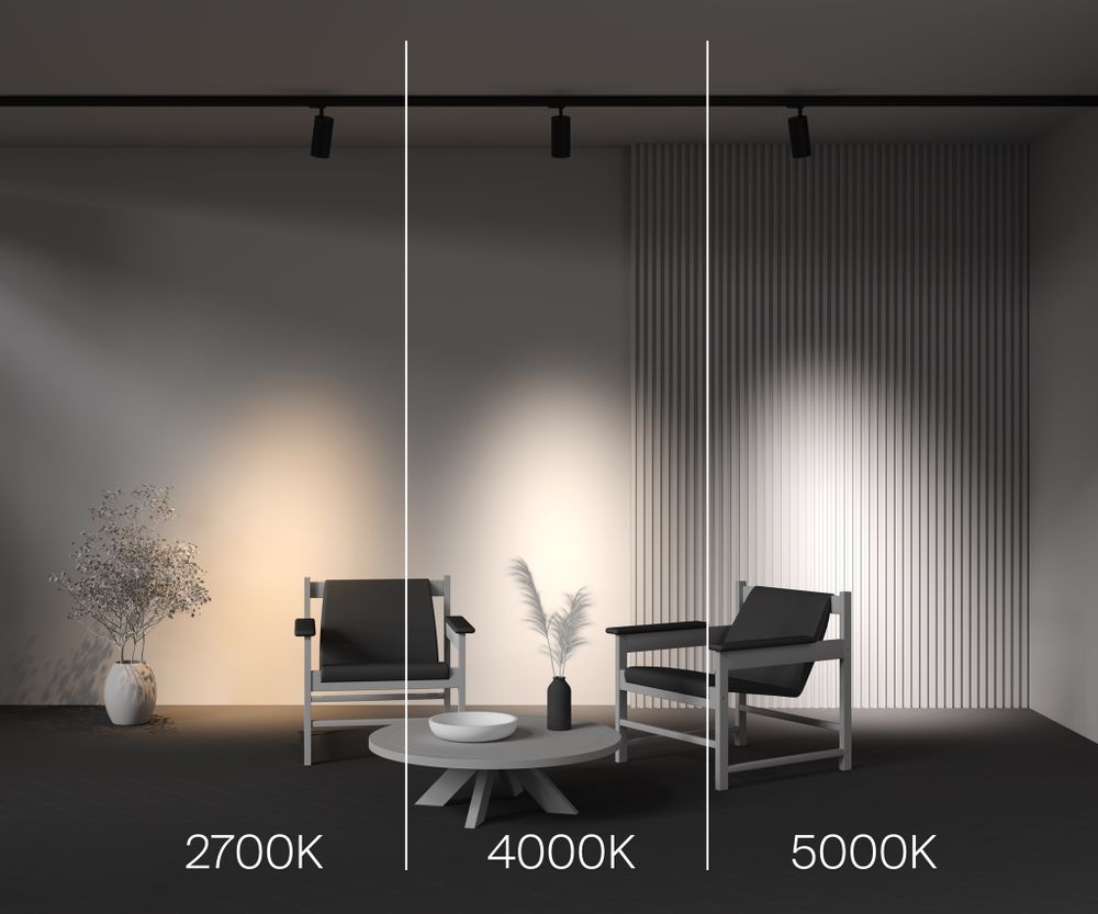 Трековый трехфазный светодиодный светильник Maytoni Trinity   TR197-3-30WCCT-M-B