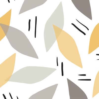 Крупные абстрактные листья