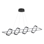 359185 OVER NT23 312 черный Светильник подвесной диммируемый, в комплекте пульт ДУ IP20 LED 4000К 175W 220V ONDO