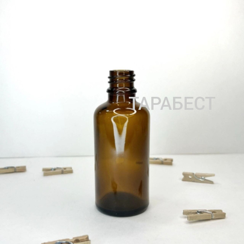 Флакон 050 мл стекло коричневый горло 18/410