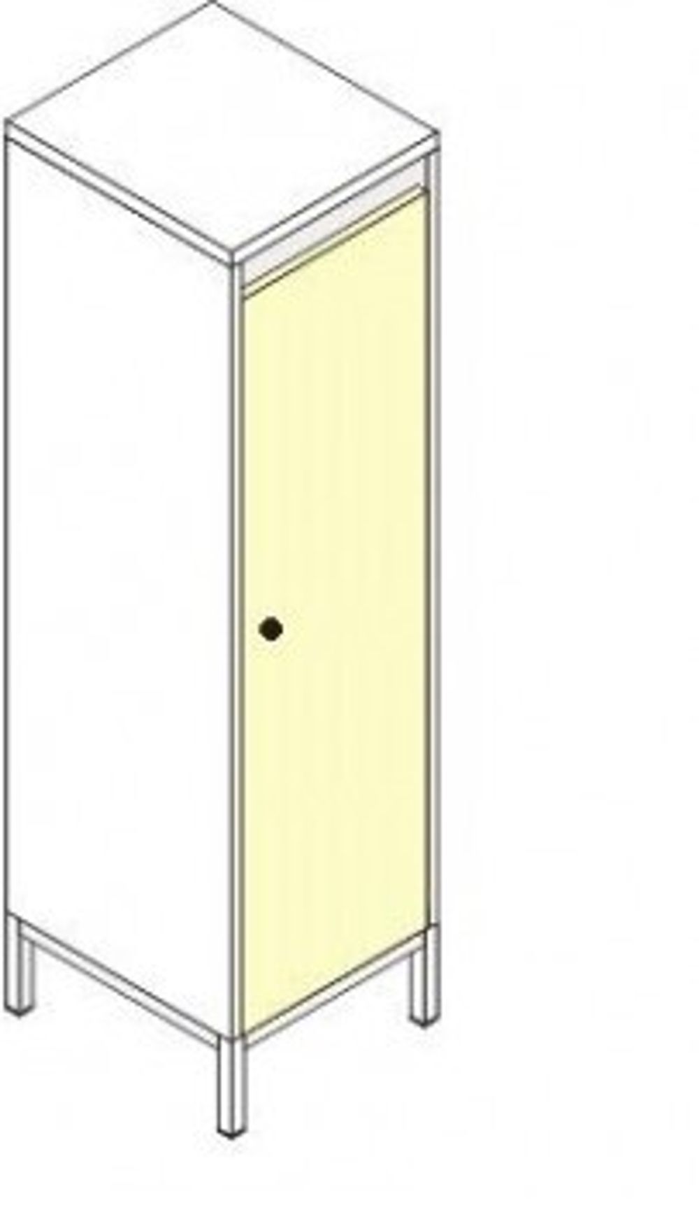 Шкафы для детской одежды на металлокаркасе ШДм-1, ЛДСП, Альтерна, г. Екатеринбург