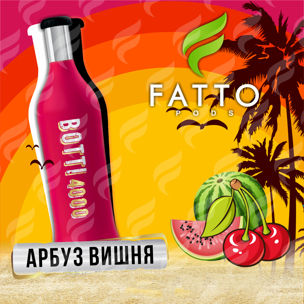 FATTO PODS BOTTI (2% nic) – Watermelon Cherry