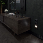 Встраиваемая LED подсветка (черный)