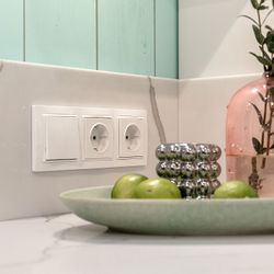 ТВ-розетка оконечная без рамки Werkel графит рифленый W1183004