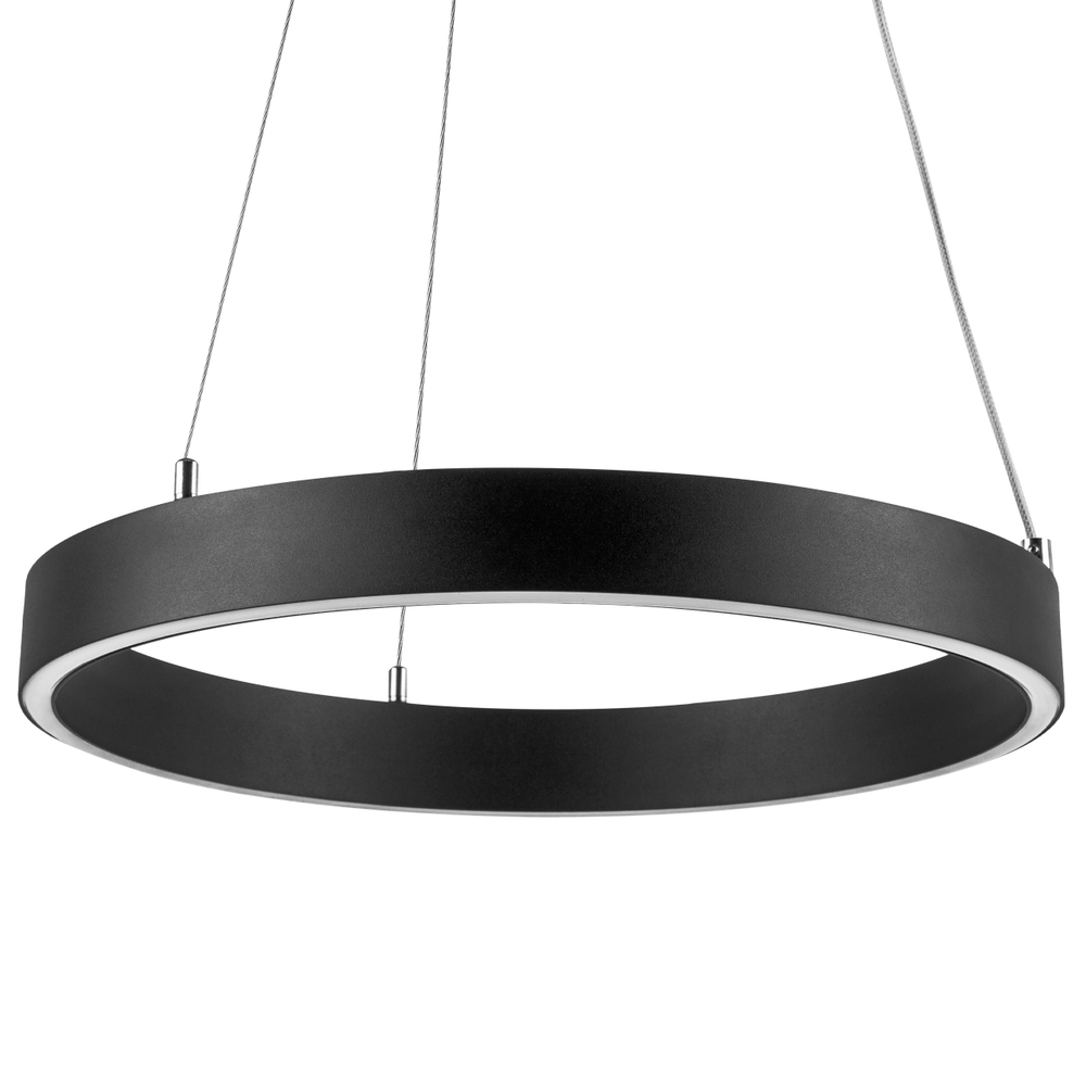 748017 Люстра SATURNO LED 24W 1600LM 70G ЧЕРНЫЙ 3000-6000K