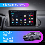 Teyes CC4 Pro 10,2" для Nissan X-Trail, Rouge 2021