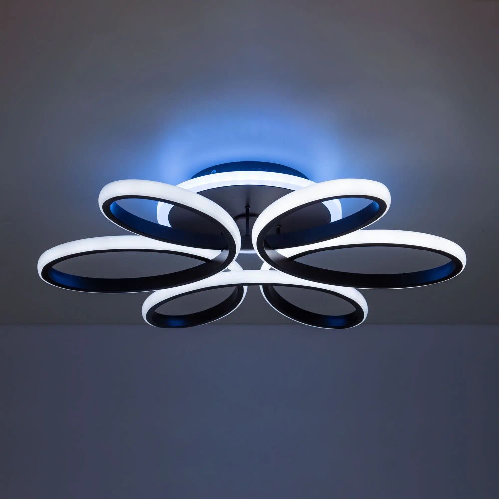 Citilux Сезар Смарт CL233A155E RGB Умная люстра Венге