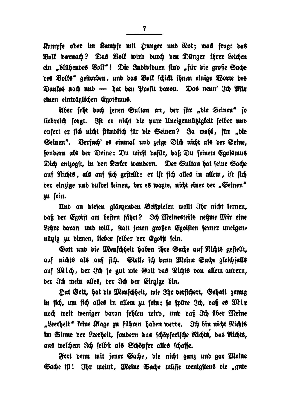 Der Einzige Und Sein Eigentum | Max Stirner