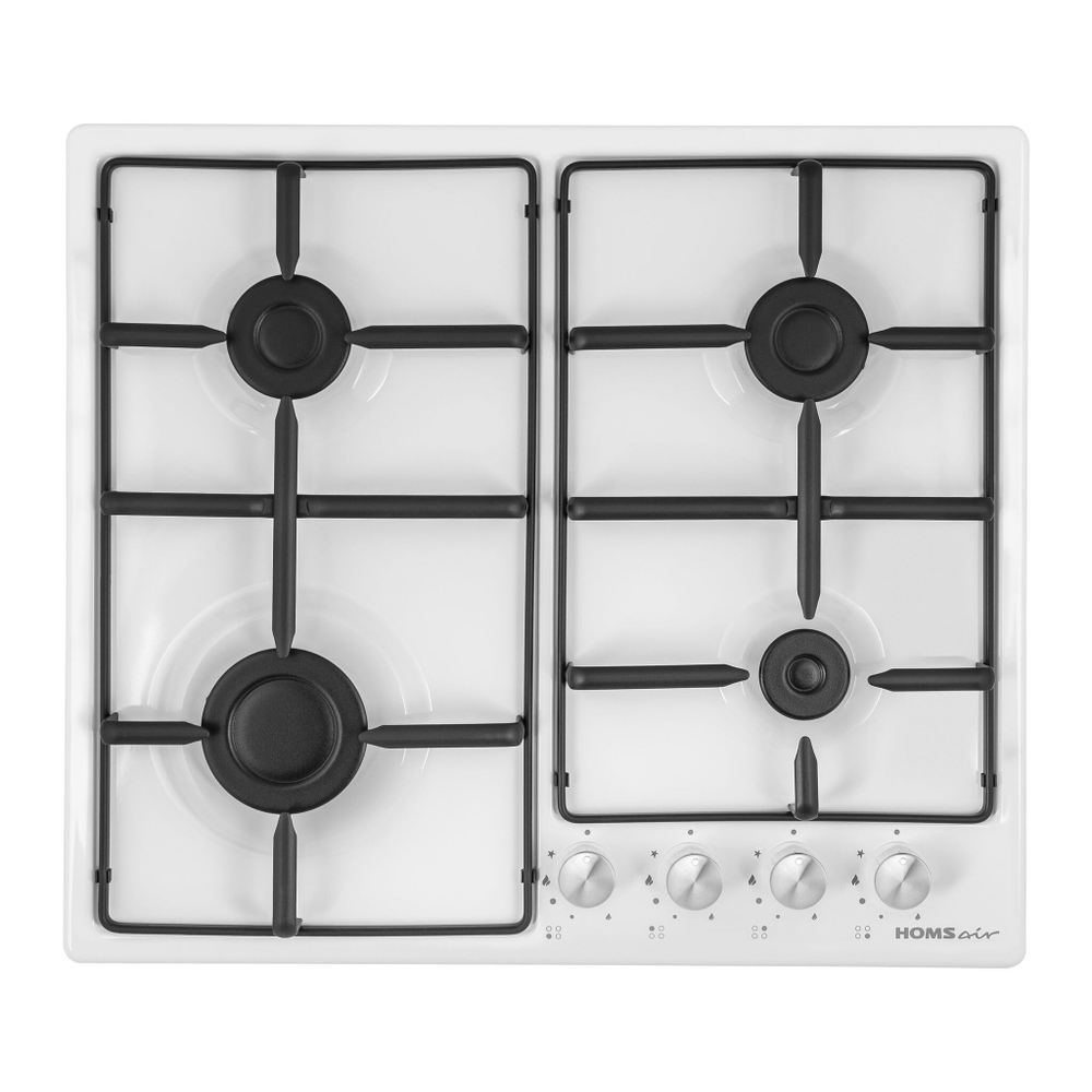 Газовая варочная панель HOMSair HGE643WH фото 3