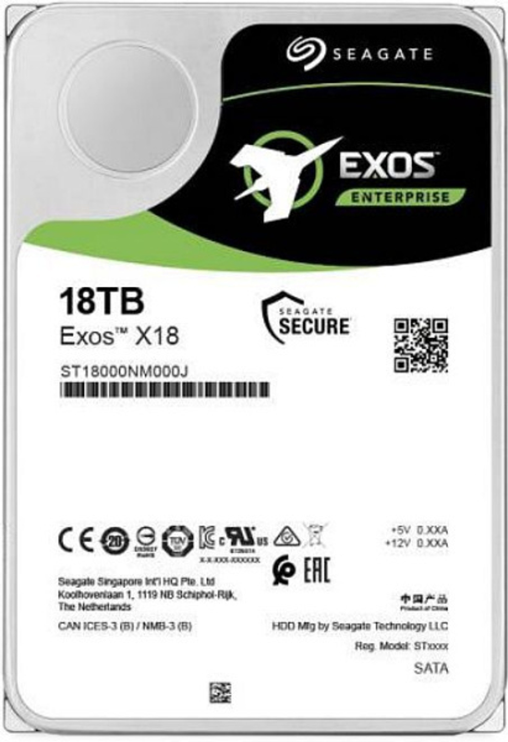 Жесткий диск 18TB SATA 6Gb/s Seagate ST18000NM000J