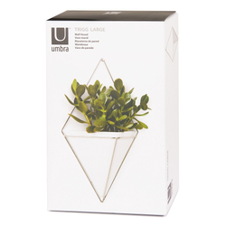 Декор для стен Trigg, большой, белый/никель Umbra