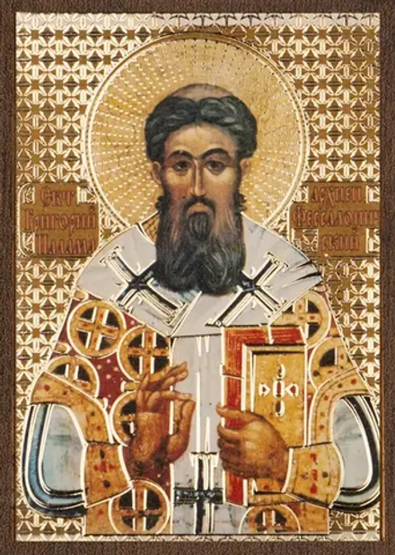 Икона "Григорий Палама" 6х9 на МДФ-6