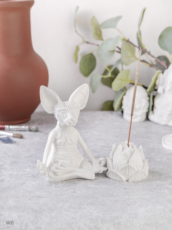 Набор Статуэтка Сфинкс и подставка для благовоний бутон