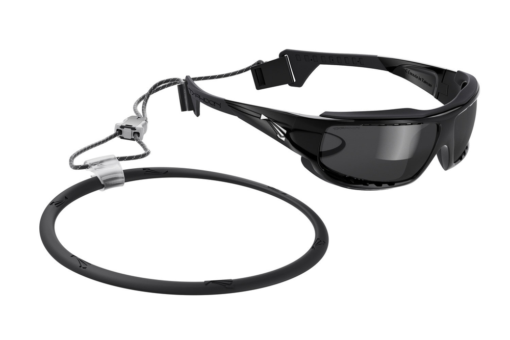 Спортивные очки LiP Typhoon / Gloss Black - Black / Zeiss / PA Polarized / Methane Smoke Lens