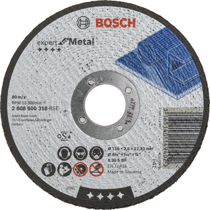 Отрезной диск Expert for Metal 115 х 2,5 мм 2608600318