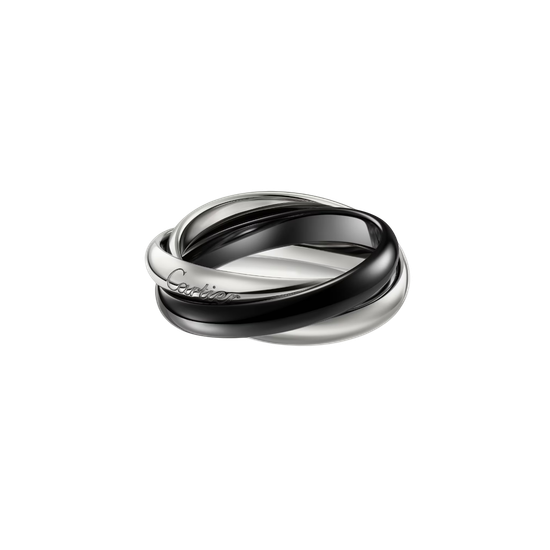 Кольцо Cartier Trinity, ceramic, classic model
