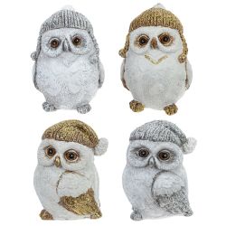 GAEM Фигурка декоративная "Сова", L5 W4,5 H7 см, 4в.