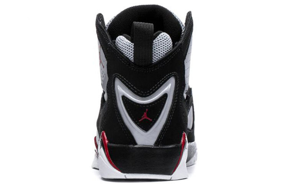 Jordan Air Jordan 7 True Flight Anti-Slip High-Rise Vintage Basketball Shoes GS Black Red