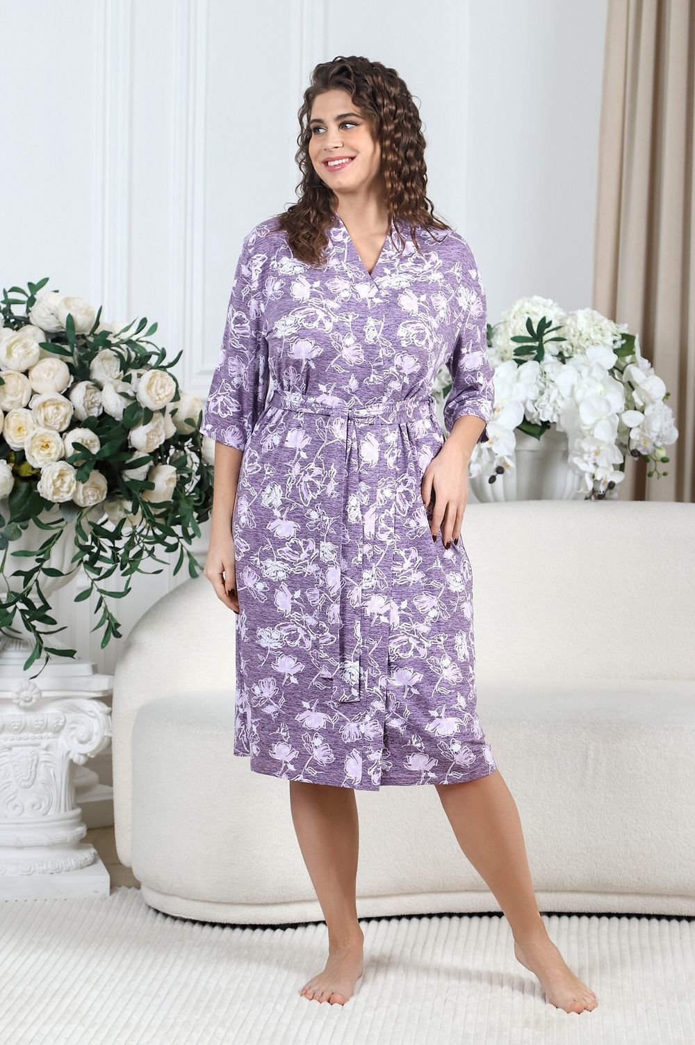 Халат Фрезия-4 Виотекс ЛИЛОВЫЙ