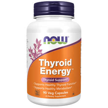 Now Foods Thyroid Energy 90 veg capsules , Поддержка щитовидной железы