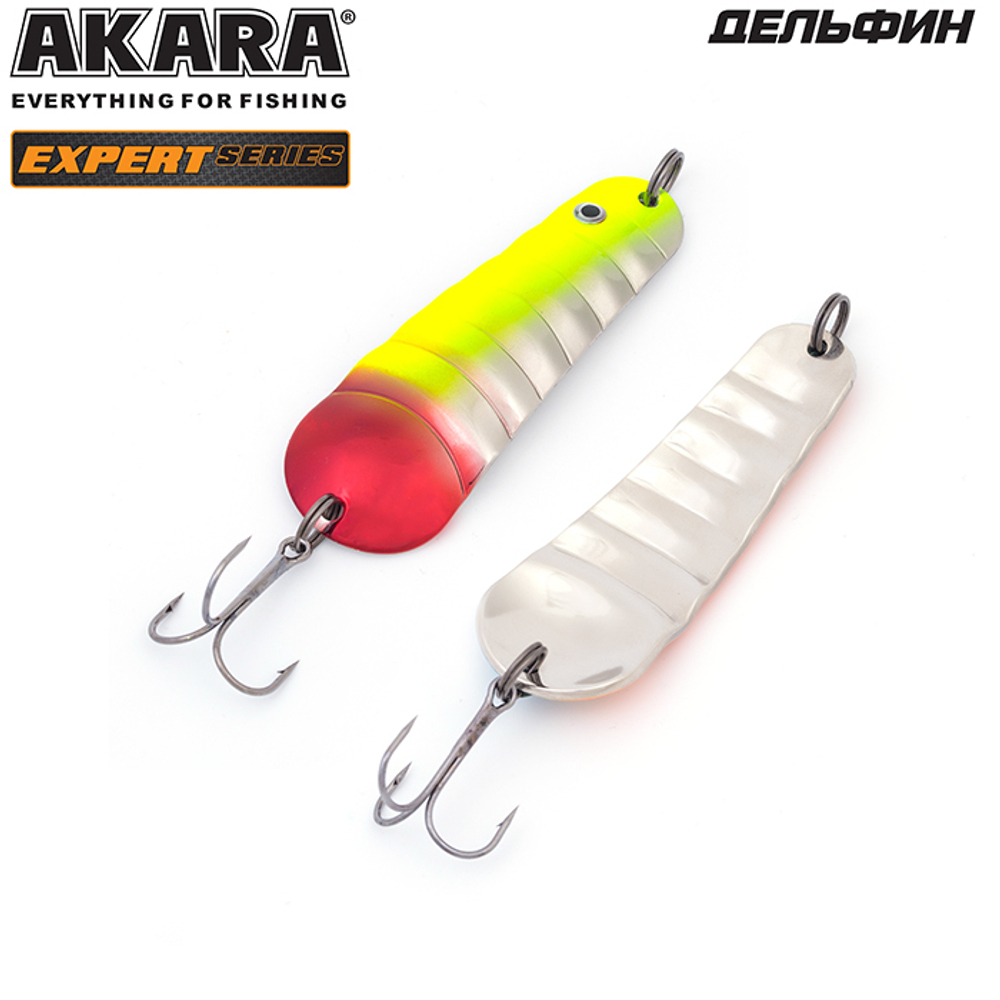 Блесна колебалка Akara Expert Дельфин 60 мм 14 гр. 12/SIL