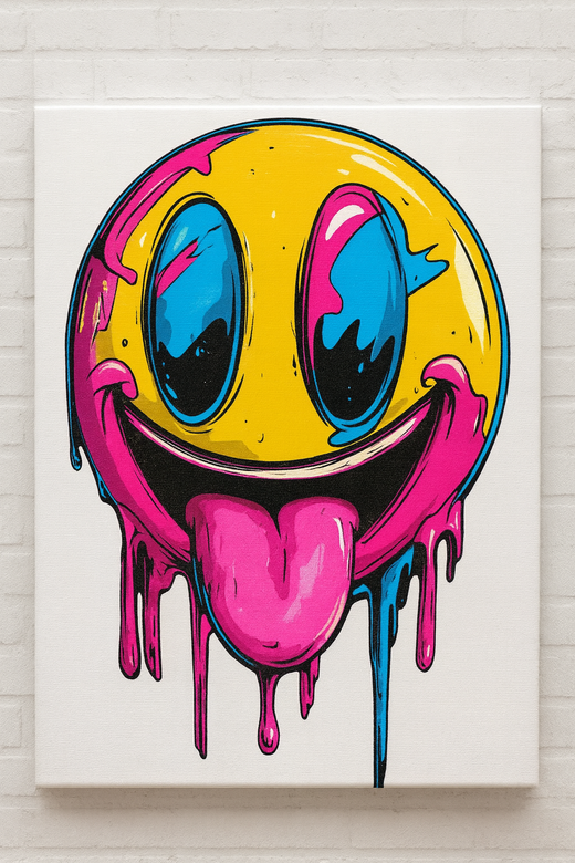 Катрина на холсте "Смайл"